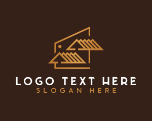 Office - Real State Roofing Architecture logo design