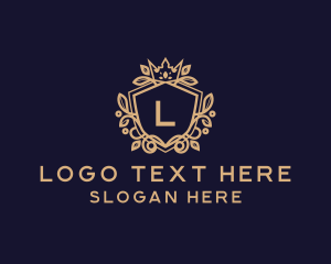 Luxury Crown Shield  Logo