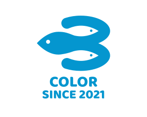 Fisherman - Fish Aquarium Waterpark logo design
