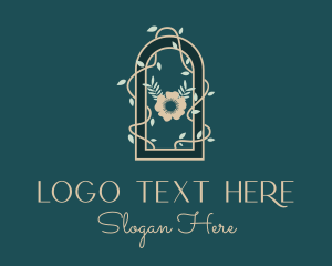 Eco - Elegant Flower Decor logo design