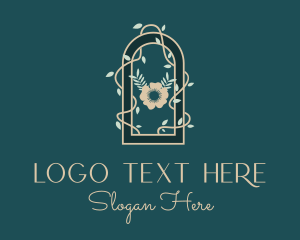 Interior - Elegant Flower Decor logo design