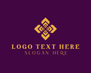 Luxurious - Floral Flower Pattern logo design