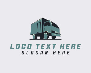 Truck - Forwarding Cargo Truck logo design