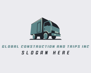 Forwarding Cargo Truck Logo