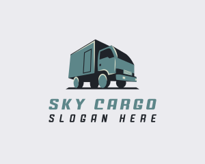 Forwarding Cargo Truck logo design