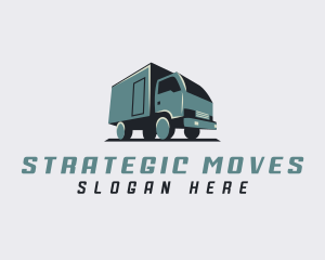 Forwarding Cargo Truck logo design