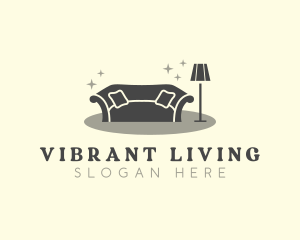 Living - Sofa Couch Furniture logo design