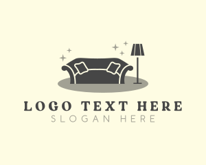 Upholstery - Sofa Couch Furniture logo design