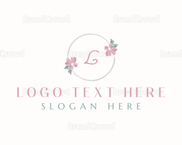 Elegant Floral Watercolor Logo
