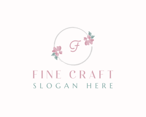 Elegant Floral Watercolor logo design