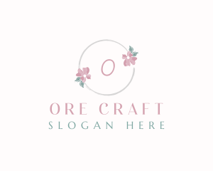 Elegant Floral Watercolor logo design