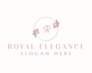 Elegant Floral Watercolor logo design