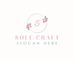 Elegant Floral Watercolor logo design