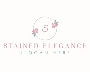 Elegant Floral Watercolor logo design