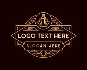 Art Deco - Elegant Art Deco Bar logo design