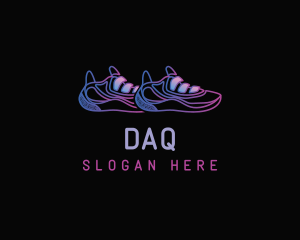 Neon Shoe Runner Logo