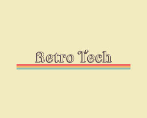 Quirky Retro Hippie logo design