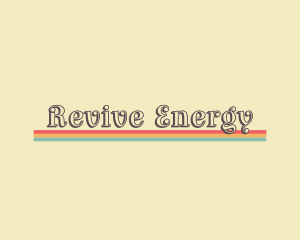 Quirky Retro Hippie logo design