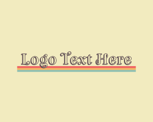 Retail - Quirky Retro Hippie logo design