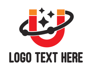 Technician - Stars Orbit Magnet logo design