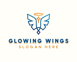 Archangel Holy Wings logo design