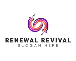 Refurbish - Paint Roller Refurbish logo design