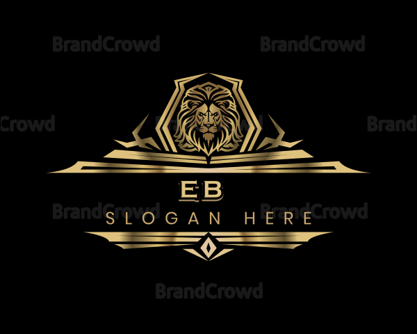 Premium Lion Crest Logo