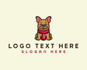 Pet Dog Scarf logo design