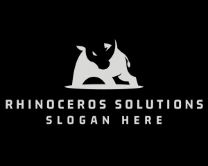 Wild Rhino Esport logo design