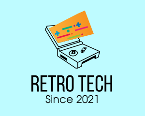 Retro Handheld Gaming Console  logo design