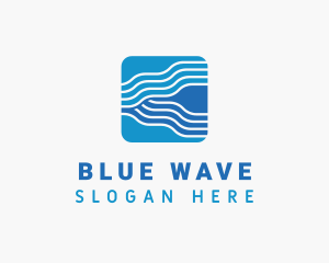 Tech Waves Software logo design