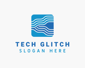 Tech Waves Software logo design