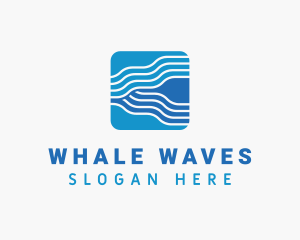 Tech Waves Software logo design