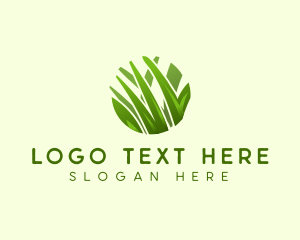 Nature - Nature Lawn Grass logo design