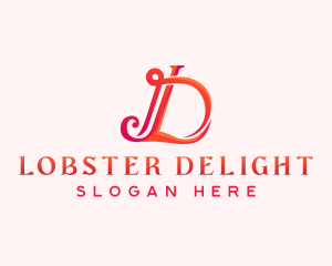 Elegant Beauty Letter LD logo design
