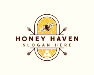 Honey Stick Hive logo design