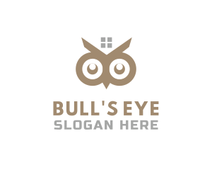 Home Owl Eyes logo design