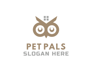 Home Owl Eyes logo design