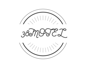 Hipster Retro Circle Badge  logo design