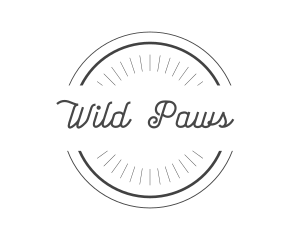 Hipster Retro Circle Badge  logo design