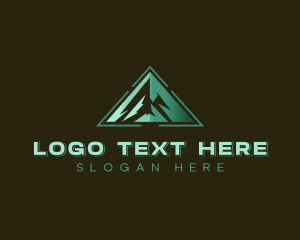 Himalayas - Mountain Peak Forest logo design