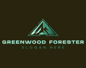 Mountain Peak Forest logo design