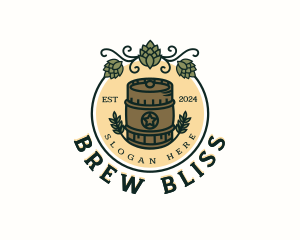 Beer Barrel Brewery logo design