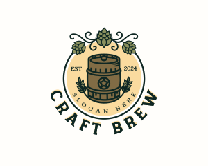 Beer Barrel Brewery logo design