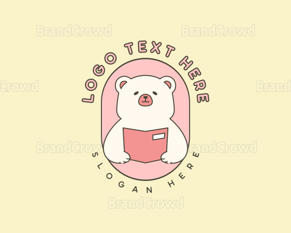 Plush Bear Reading Logo