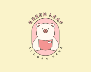 Daycare - Plush Bear Reading logo design