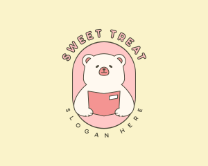 Plush Bear Reading logo design