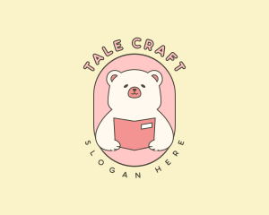 Story - Plush Bear Reading logo design