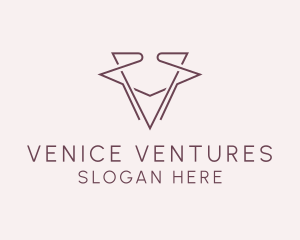 Elegant Letter V logo design