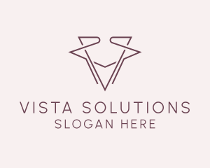 Elegant Letter V logo design